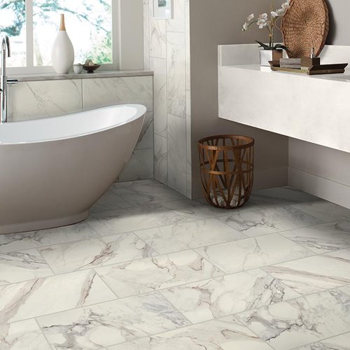Bathroom Porcelain Marble Tile - Thompson Interiors in  Lake Odessa, MI